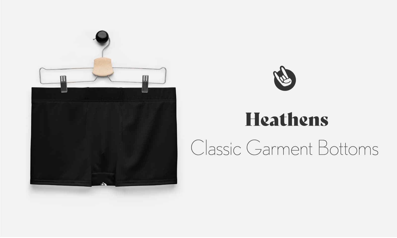 Launch card: the Classic Garment Bottoms.