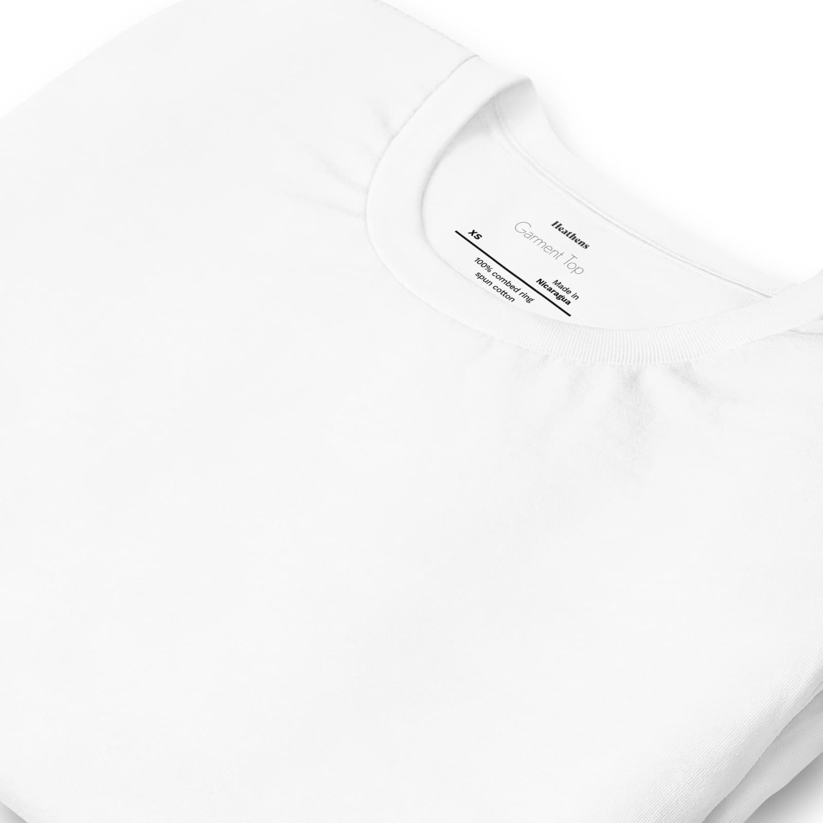 A close view of the Basic Garment Top fabric.