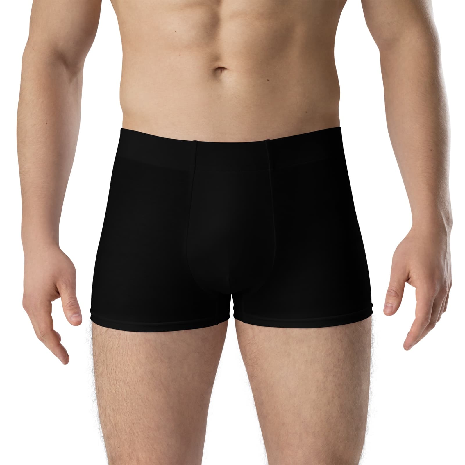 The Classic Garment Bottoms worn, from the front.